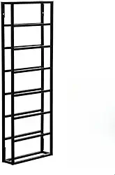 Suporte Bebidas Vinho Parede Suspenso Industrial Moderno, Reforçado com Capacidade para 8 Garrafas ideal para cozinha, sala de jantar decoração estilosa e organização ordenada