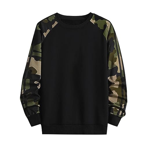 Men's Quarter Zip Pullover Sports Sweater Men's Spring And Autumn Round Neck Loose Casual Wear Hoodies with