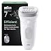 Braun Epilierer Damen Silk·épil 7, Ladyshaver, 7-011, Silber