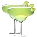 Extra Large Giant Margarita Glasses 2 pack - 34oz per glass - Each fits about 3 typical margaritas!