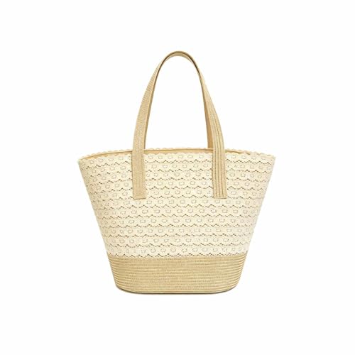 Sac fourre-tout de plage en paille pour femme idéal pour vos journées ensoleillées et voyages