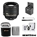 Nikon 85mm f/1.8G FX AF-S NIKKOR Lens, Bundle with ProOptic 67mm Filter Kit, Soft Lens Case, Lens Cleaner, Cleaning Kit, Lens Cap Tether