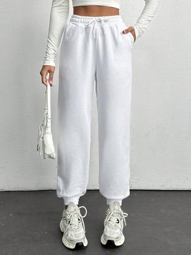 Image of dockstreet Baggy Joggers /Loose fit,High Waist Yoga Pants /Casual, Long Length Extra Baggy fit Lower Cotton for Women