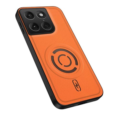 Magnetic Phone Case for Motorola Moto X70 Air, Orange