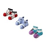 [ミキハウス] ミキハウスダブルビー ローカットソックスパック 19-21cm マルチカラー ソックス 靴下 3足セット 男の子 女の子 ベビー キッズ 子供服 通園 通学 64-9630-790 19-21 マルチ