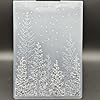 Plastic Embossing Folder 5x7 Inch Christmas Cedar in Snow Paper Crafts Plastic Textured Impressions for Card Making Scrapbooking #1