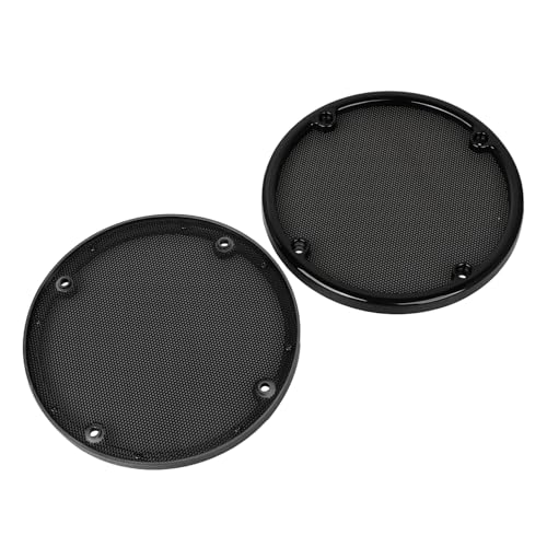 Image of Black Rear Speaker Trim Grills Mesh Covers For Harley Trike Street Glide FLHXXX 2010-2011 Street Glide FLHX 2006-2013 Electra Glide Classic FLHTC 1996-2013