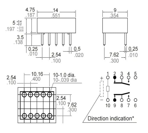 Relé TQ2-5V para automatización inteligente del hogar y PCB 2