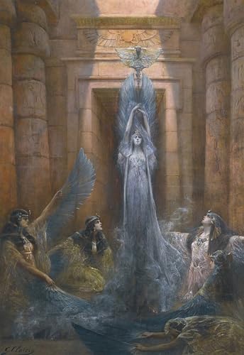Tableau Georges Clairin la déesse Neith toile 60x90cm pour chambre