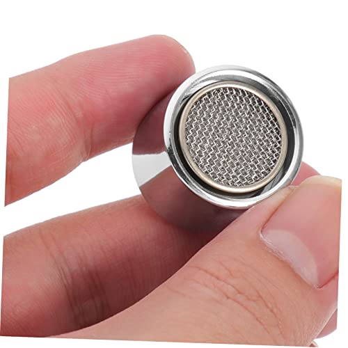 Doitool 4 Sets Bubbler Kitchen Sink Faucet Aerator Faucet Attachment Filter Basin Stainless Steel Bathroom Sink Filter #TOP7