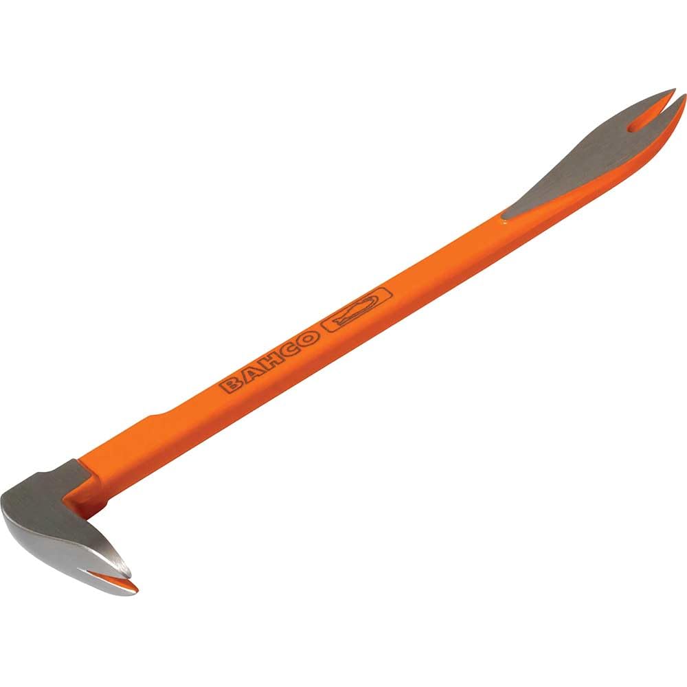 Bahco 10in Pry Bar Crowfoot Precise End Orange Demolition Tool Compact