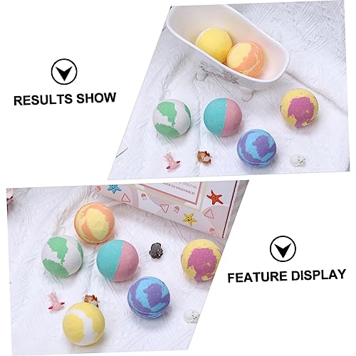 MERRYHAPY 6 Unidades Bola de sal de banho de brinquedo 1 relaxamento hidratação bomba hidratante de