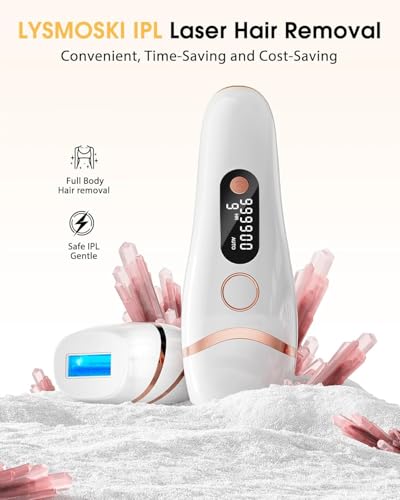 LYSMOSKI IPL Laser Hair Removal At Home Hair Removal for Women and Men Laser Hair Removal Device Pain-Free System for Lasting Hair Reduction on Face, Armpits, Bikini Area - Image 5