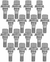 Tiardey 4 Pièces M12 Boulons De Roue écrous Pour Citroën Peugeot Vis De Pneu 206 207 308 407 Boulons De Roue C2 C3 C4 C5