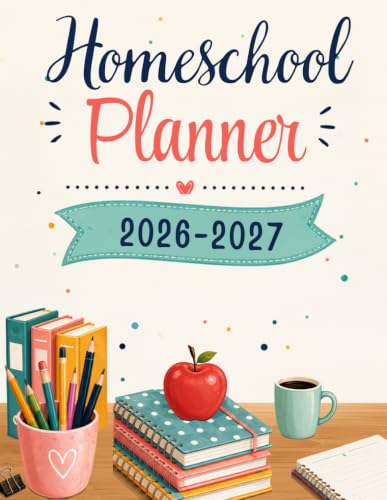 Homeschool Planner 2026-2026: Weekly & Monthly Lesson Planning for Teaching Multiple Kids | homeschool organization |Academic School Year image 2