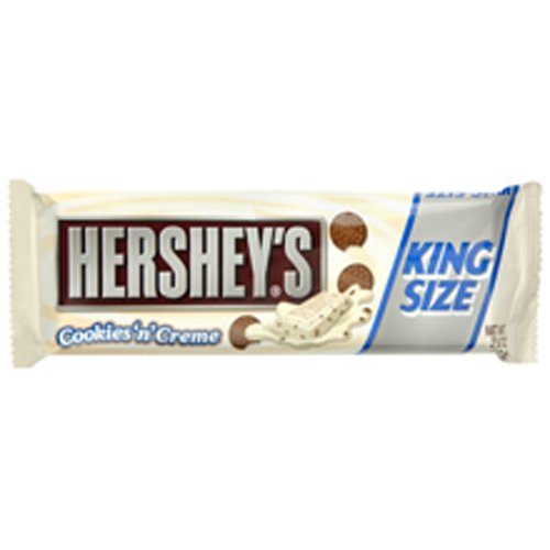 Hersheys XL Cookies N Crème Bar, 4 Ounce
