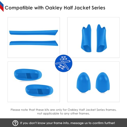 Image of BLAZERBUCK Replacement Sock Kits Earsocks & Nosepieces for Oakley Half Jacket XLJ Sunglass