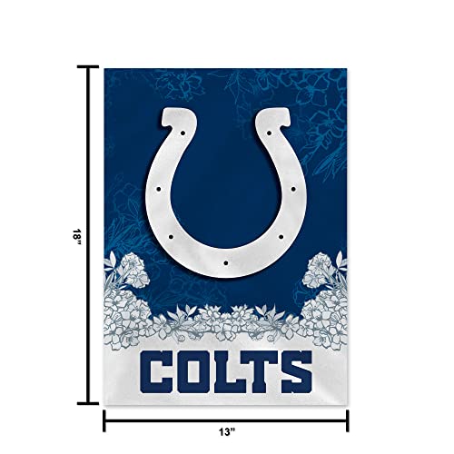 Image of Rico Industries NFL Standard /Primary 13 inch x 18 inch Double Sided Garden Flag - Great Gift for Men, Women, & Fans