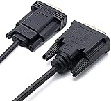 LIONX DVI to VGA Cable, DVI-D to VGA Male Computer Monitor Cable, DVI 24 1 to D-SUB 15 Pin VGA Adapter, DVI Male to VGA Cord Converter for Monitor HDTV Projector Computer- 6 Feet