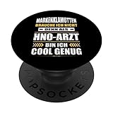 Markenklamotten Brauche Ich Nicht HNO-Arzt Arzt Facharzt PopSockets mit austauschbarem PopGrip