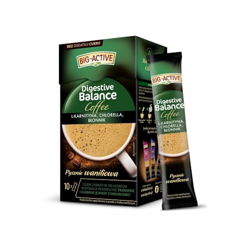 Herbapol Big-Active Coffee Digestive Balance Coffee Slim & Detox L-Carnitine Weight Loss Bloating Sugarfree