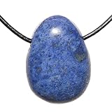 dumortierit donut ✔ STILVOLLES ACCESSOIRE - Unsere Tropfenstein Halskette ist der ideale Schmuck zu einem eleganten Outfit, zur entspannten Meditation im Park oder einfach für den Alltag – ein echter Hingucker!