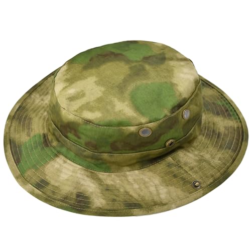 Image of Sun Hats for Men Women Boonie Hat Foldable Fishing Hat UPF 50+ Bucket Hat for Fishing Hiking Garden Safari Beach