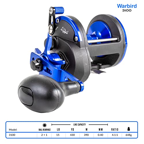 Fladen Warbird 3100 Multiplier Reel Right Handed – High Performance Surfcasting Reel for UK Beach & Mixed Ground Fishing [11-53000] - Image 4