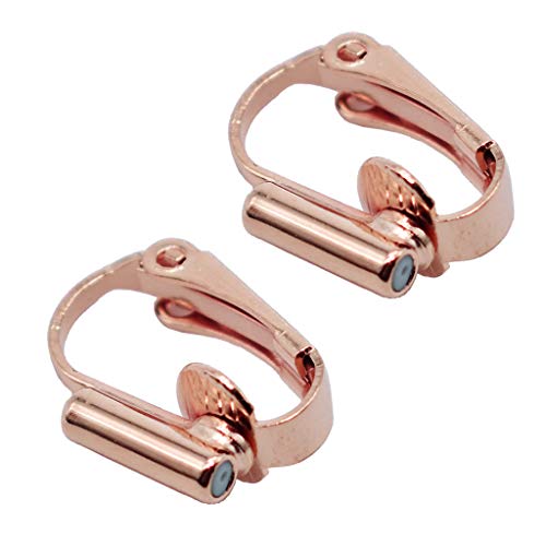 2 convertidores de aretes con almohadillas cómodas para aretes que convierten los aretes perforados en accesorios de joyería sin perforación