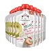 Amazon Brand - Mama Bear Organic Baby Food Pouch, Stage 2, Apple Banana Yogurt Strawberry, 4 Ounce Pouch (Pack of 12)