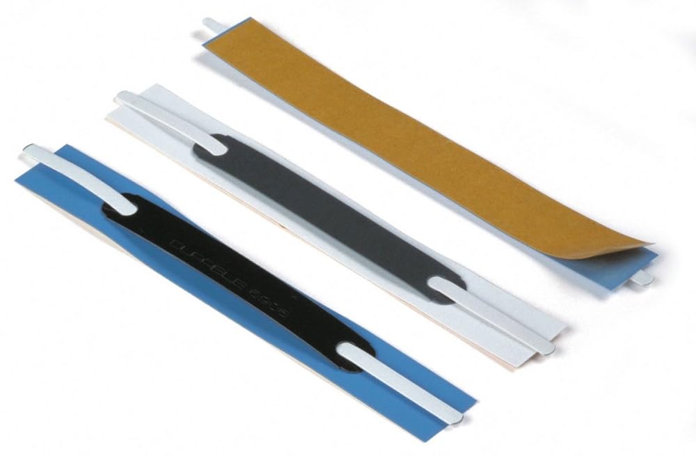 Durable 690602 Samoprzylepny mechanizm skoroszytowy Flexifix, opak. 100 sztuk, kolor biały.