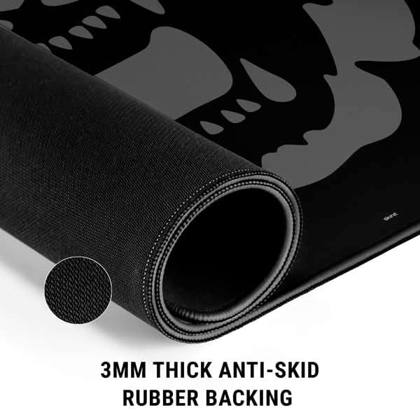 Skinit Extra Large Gaming Mouse Pad - Officially Licensed Geaux Tigers Design with Stitched Edges, Waterproof, Non-Slip Rubber Base, Desk Mat for Keyboard & Mouse, 35.75" x 15.4" inches