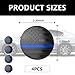 4PCS American Flag Car Wheel Center Caps Sticker,Wheel Hub Caps Sticker Compatible with 56mm/2.2 Inch Wheel Hub Caps,Automotive Exterior Accessories Center Caps for Rims Car Decorations (Black & Blue)