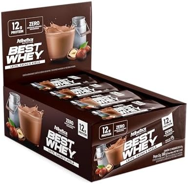BEST WHEY BAR 12g Protein Leite, Cacau & Avelã