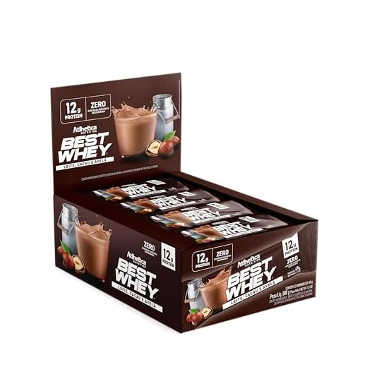 Atlhetica Nutrition Best Whey Bar 12G Protein Leite Cacau & Avelã