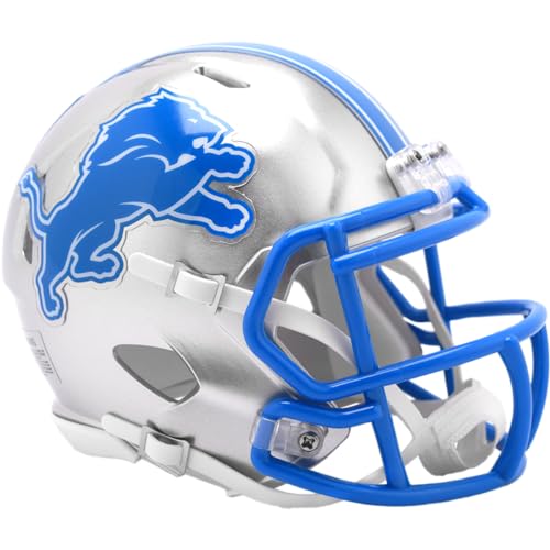 Riddell Deroit Lions Mini Speed Helmet