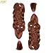 Christmas Gifts 2 Pack Jumbo Braiding Hair Brown Color Kanekalon X-Pression Braiding Fiber Hair Extensions African Jumbo Braids for Twist Corchet (165g/pcs, 84inch,30#)