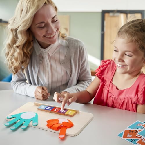 Zeayea ZE-LEARNINGNUMBERTOY-24P Educational Learning Number Toy, Finger Counting Math Toy For Early Education Teaching, Math Manipulates Supplies For Children thumb #5