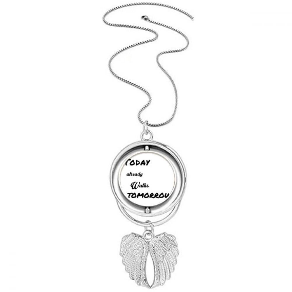 Collier ailes d'ange pour retrouver la confiance Today Already Walk - 4