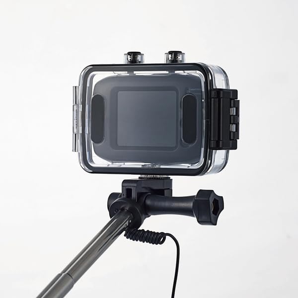 【新品】アクションカメラ(HD)ACAM-H01SBK(新品) Amazon | ACAM-H01SBK(ブラック) アクションカメラ HD 防水ケ-ス付