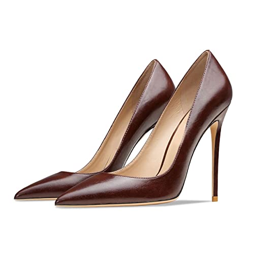 Escarpins Stiletto Bout Pointu pour Femmes et Talons Hauts Classiques GXNRHG