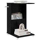 【Utilisation adaptable】 Sa forme rectangulaire élégante fait de cette table d'appoint un excellent choix pour plein d'environnements, des coins douillets aux grands salons. Elle est parfaite pour accueillir des boissons, des lampes ou des objets déco, tout en rajoutant une touche d'élégance à cet espace. Son design polyvalent est fait pour ceux qui cherchent une combinaison d'utilité et de style dans leur mobilier.