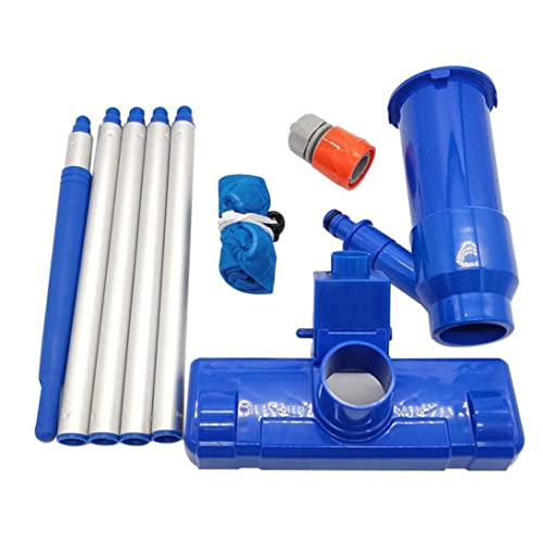 NaciZuo Piscina Aspiradora Piscina Piscina Piscina A Jet Limpieza de Avión Herramientas Skimmer Kit de Mano Pool Aspirums Cover