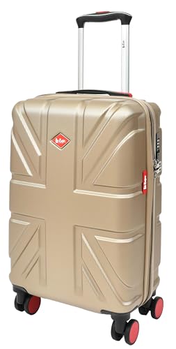 Valise cabine rigide Union Jack Taupe à 4 roues House Of Leather