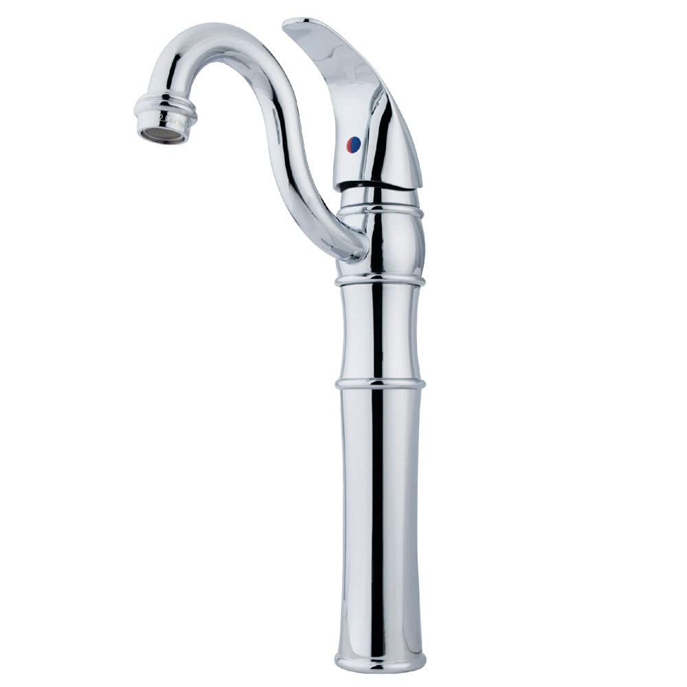 Robinet d'évier victorien haut de gamme Kingston KB3421PL, finition chrome miroité durable