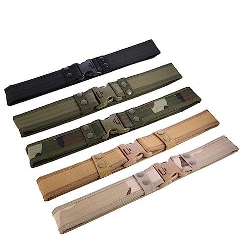 Men's Waistband with Quick Release Buckle Oxford Cloth Sports Belt for Outdoor Activities Climbing and Riding Black3