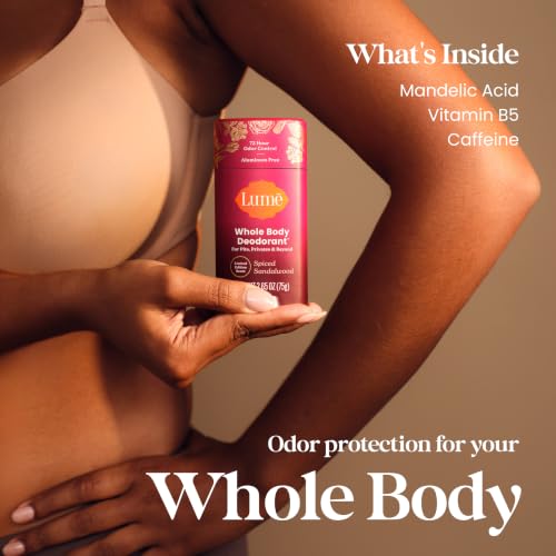 Image of Lume Whole Body Deodorant - Solid Stick - 2.6 oz (Spiced Sandalwood)