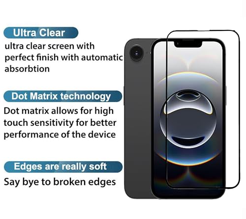 Image of FabeKee Tempered Glass Compatible for iPhone 16e | Front And Back Screen Guard With camera lens protector Edge To Edge Full Screen Coverage With Easy Installation Kit (3IN1)