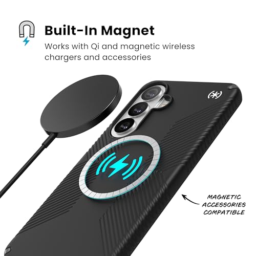 Image of Speck Samsung Galaxy S26+ Presidio2 Grip + Magnet Case - Black /Slate Grey /White