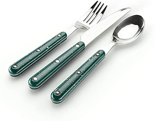 Gsi Outdoors Pioneer 12 Piece Cutlery Set, Camping Flatware - Green #TOP3
